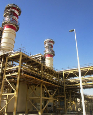 Production and construction of parts needed in the construction of combined cycle power plants